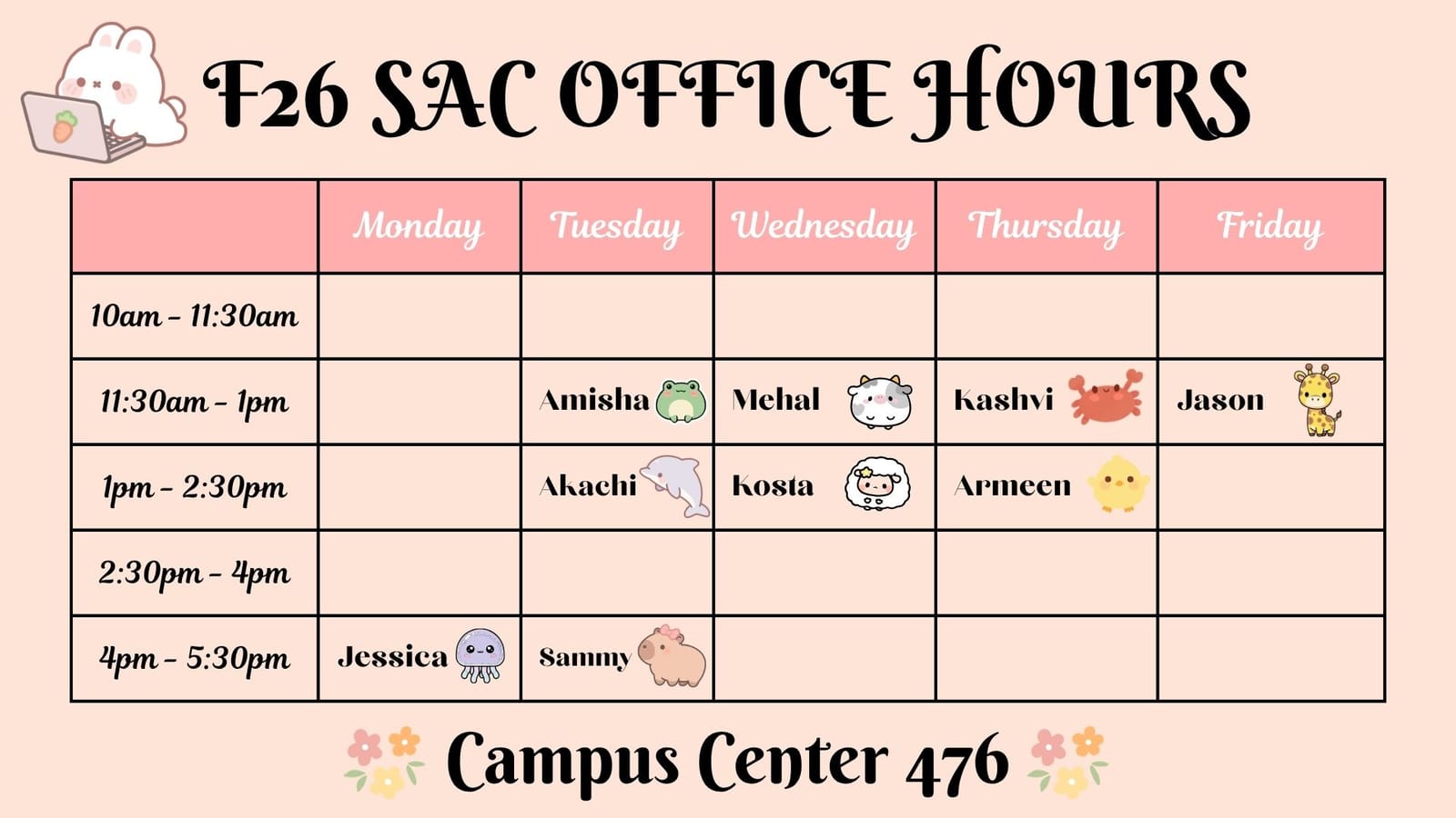 SAC flyer reading 'Less Stress, More Fun'. The Student Activities Council brings fun to NJIT through major events, volunteering, and social media and event coordinator committees. General Nody Meetings Wednesdays at 2:30pm, Campus Center 476.